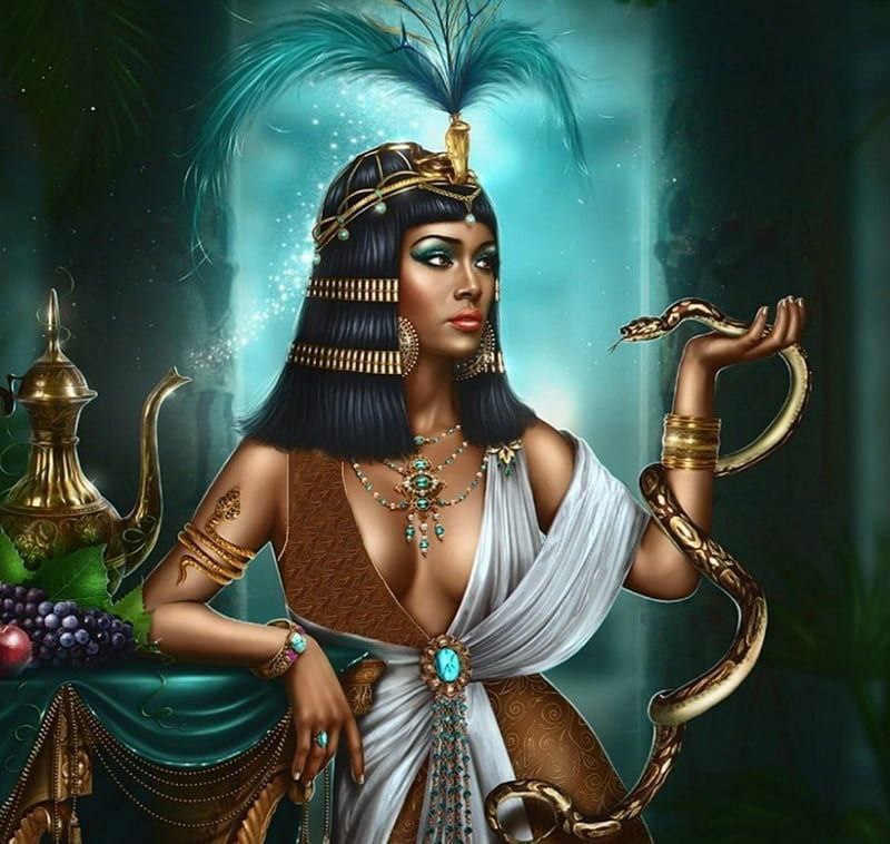 Cloepatra the queen of egyptian cock