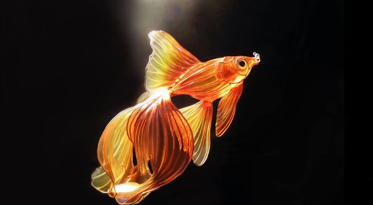 Золотая рыбка на рабочий стол
