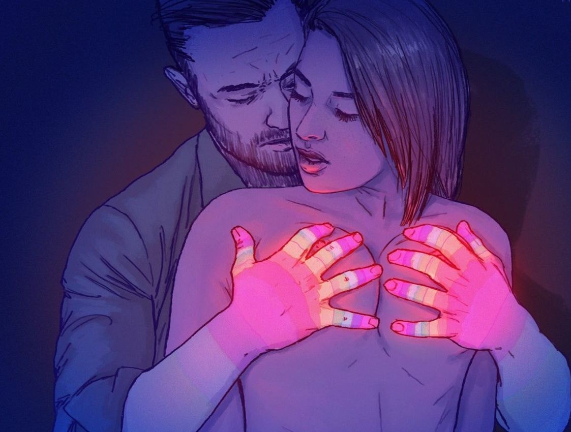 Парные обои секс