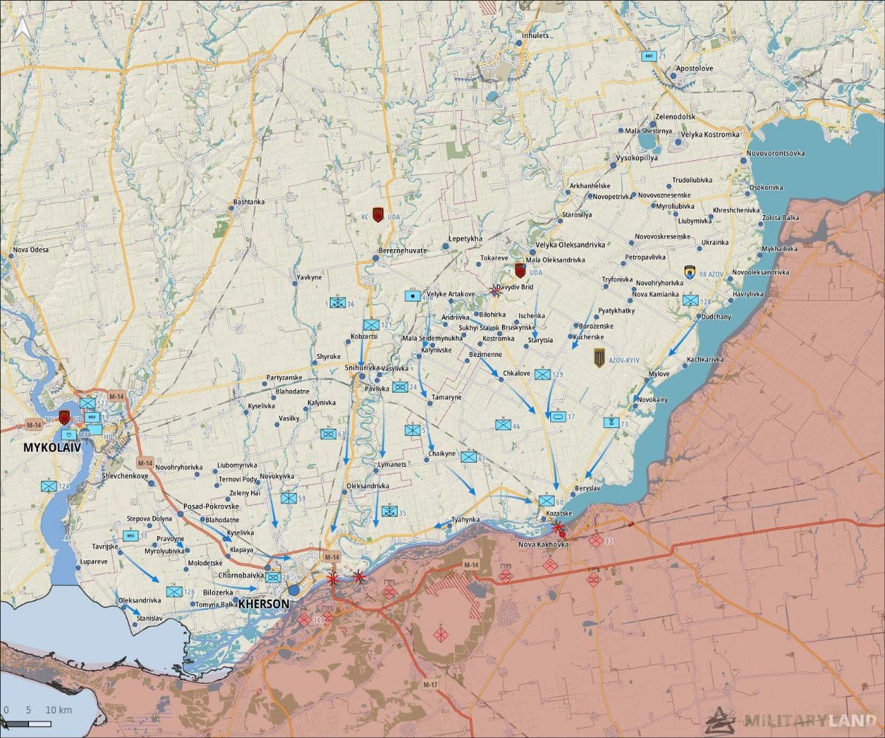 Карта запорожье правый берег