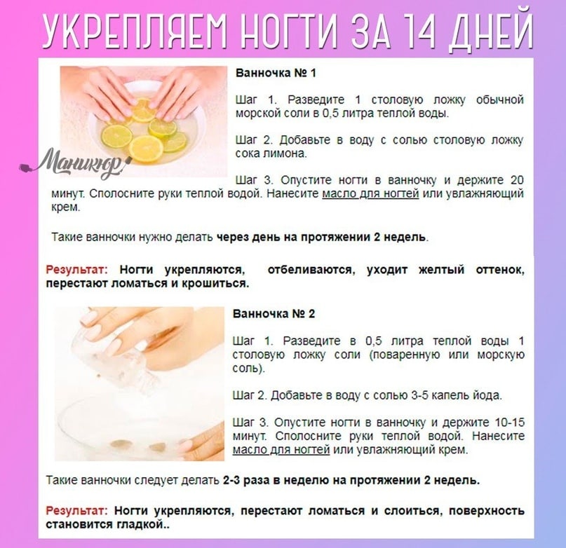 Как быстро снять ногти в домашних условиях