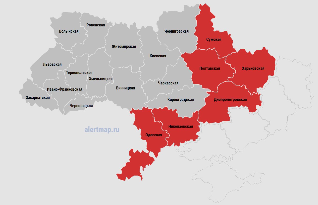 Украина карта без крыма и донбасса