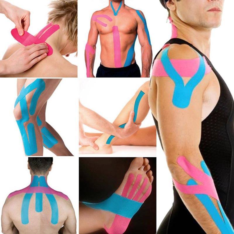 Пластырь для мышц и суставов. Кинезиотейп ROCKTAPE, 5 см х 5 м. Тейпы Декатлон Kinesio. Пластырь кинезио тейп