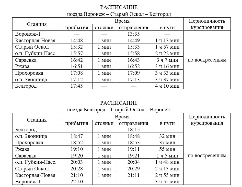 Автобус оскол белгород