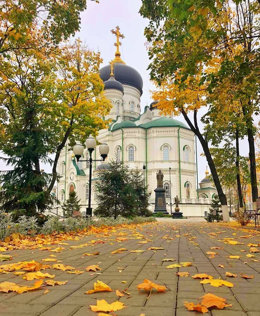 Благовещенский собор Воронеж осень