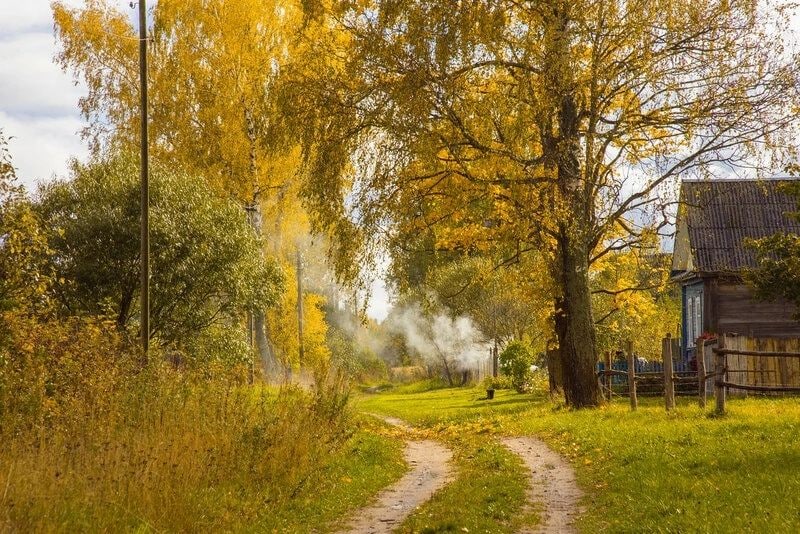 Фото Села Осенью