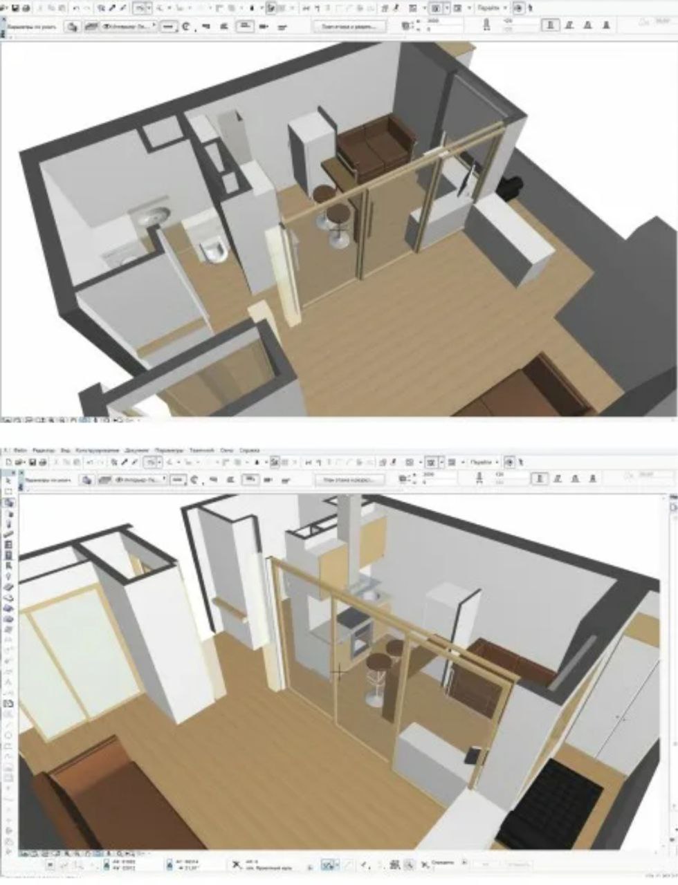 Проект archicad квартиры